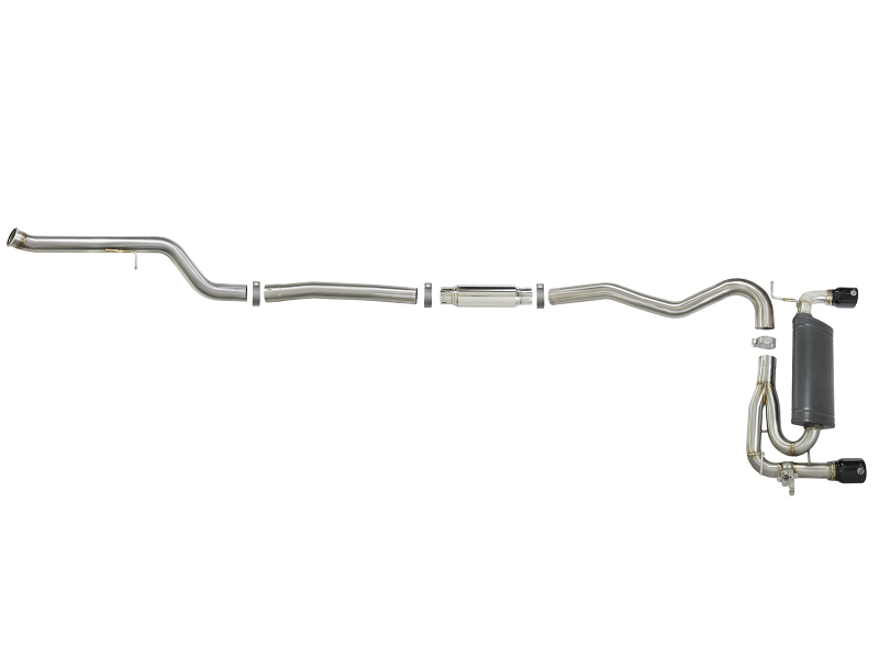aFe MACH Force-Xp 3in 304 SS Cat-Back Exhaust w/ Black Tips 12-15 BMW 335i (F30) L6 3.0L (t) N55 thumbnail 8