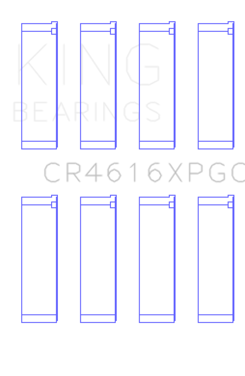 King Engine Bearings Subaru FA20 pMaxKote Performance Rod Bearing Set - Size STD thumbnail 2