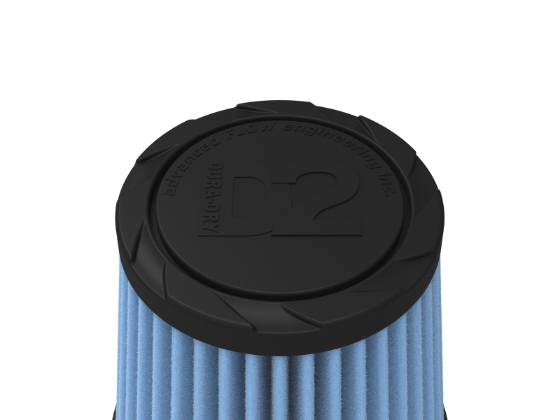 aFe POWER Universal Clamp-On Air Filter w/ D2 Dura-Dry Media 3 IN F x5 IN B x3-1/2 IN T x5 IN H thumbnail 2
