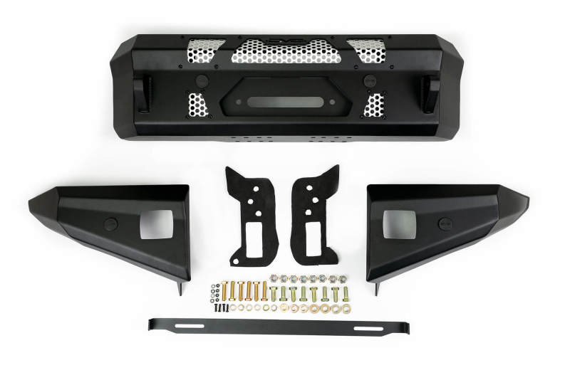 DV8 Offroad 2021+ Ford Bronco Front Bumper Winch Capable w/ Optional Bull Bar/Aux Light Opening thumbnail 7