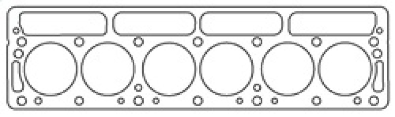Cometic Triumph TR6 76mm .043 inch Copper 6-Cylinder Head Gasket thumbnail 8