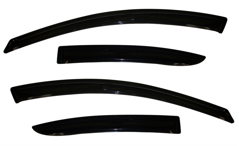AVS 10-13 Mazda 3 Ventvisor Outside Mount Window Deflectors 4pc - Smoke thumbnail 5
