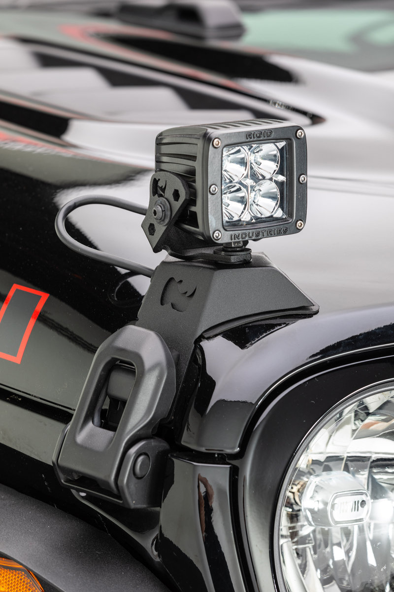 Go Rhino 18-20 Jeep Wrangler JL/JLU/Gladiator JT Light Mount - 3in Cube thumbnail 5