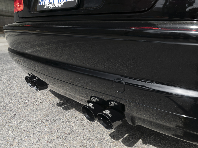 aFe MACH ForceXP 2.5 IN 304 Stainless Steel Cat-Back Exhaust System w/ Black Tips 01-06 BMW M3 (E46) thumbnail 9