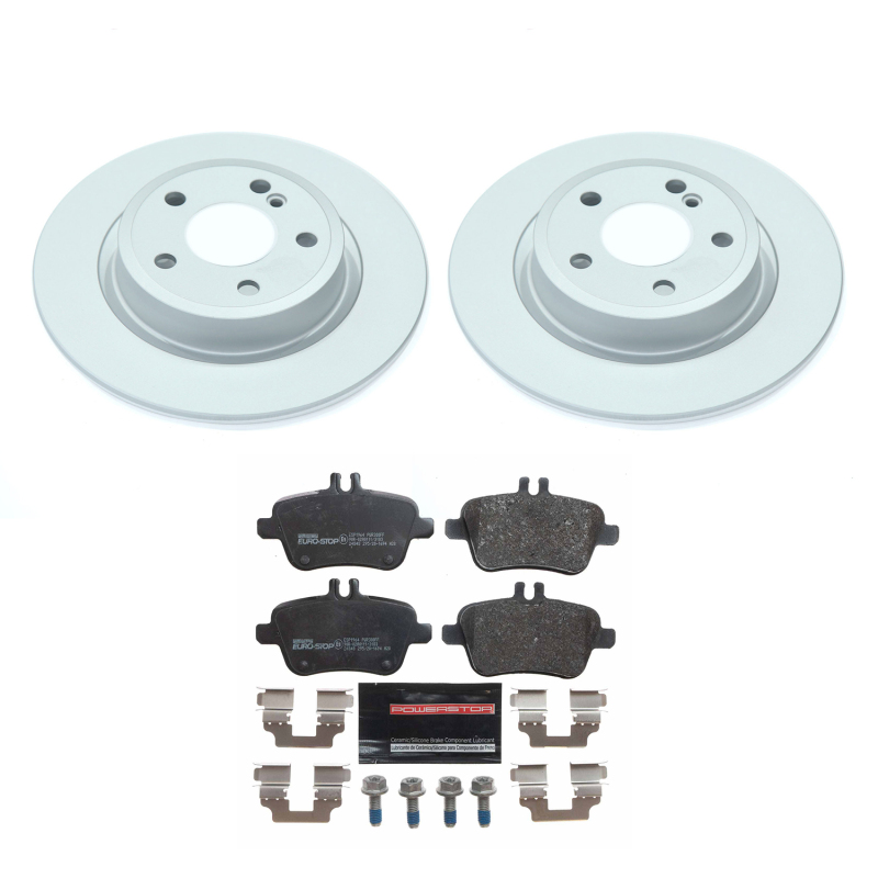 Power Stop 17-19 Infiniti QX30 Front & Rear Euro-Stop Brake Kit (1x psbESK7674, 1x psbESK7377) thumbnail 7