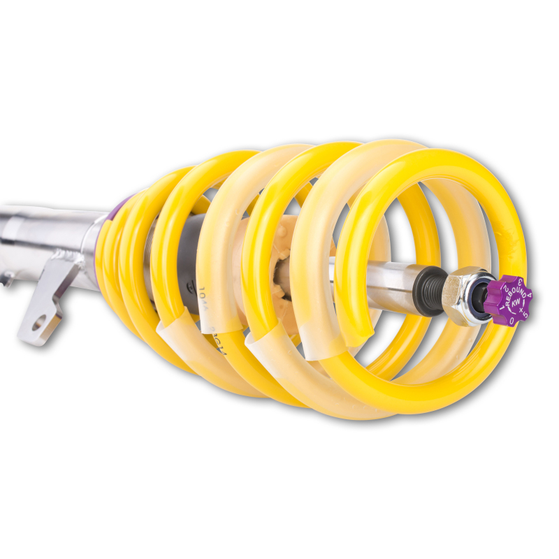 KW Street Comfort Coilover Kits for 2015-2019 GOLF R, 2015-2021 GTI - 1808000N Kits, Comfort, 0.2 1.2 in. Lowered Front, 0.6 1.4 in. Lowered Rear, Natural/Black Shocks, Yellow Springs, Volkswagen, Kit thumbnail 5