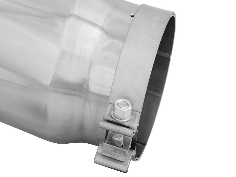 aFe Diesel Exhaust Tip Bolt On Polished 5in Inlet x 6in Outlet x 12in Long thumbnail 8