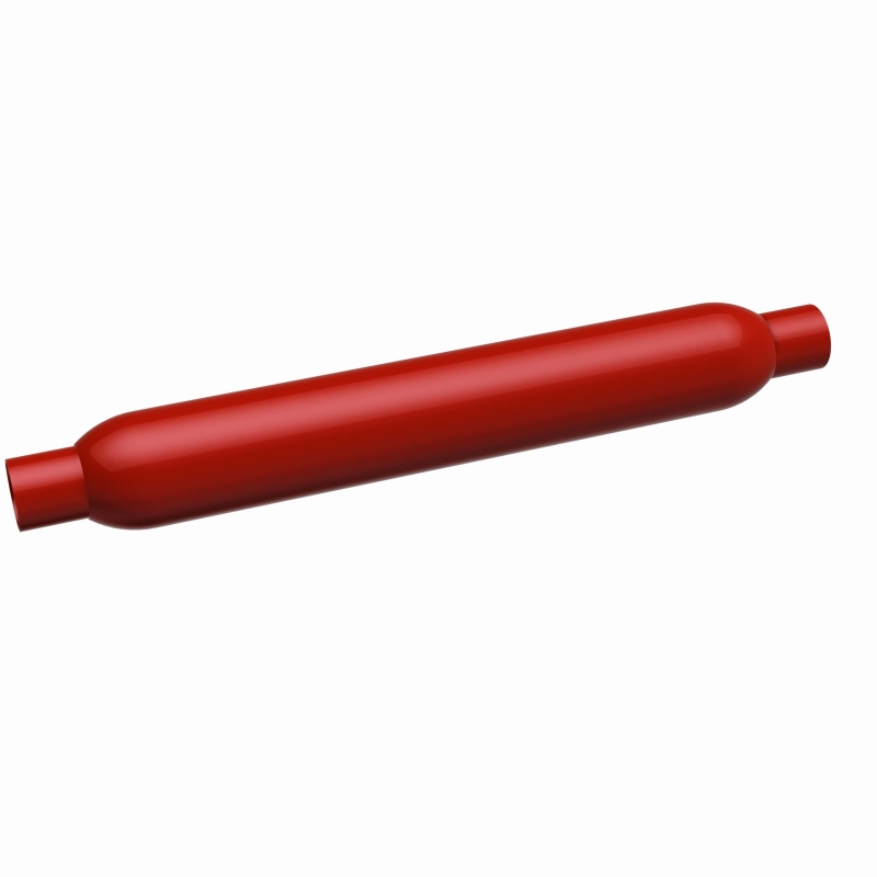 MagnaFlow Muffler Red Pack Series Glasspack 4in Rd 18in Body Length 3in/3in Inlet/Outlet thumbnail 7