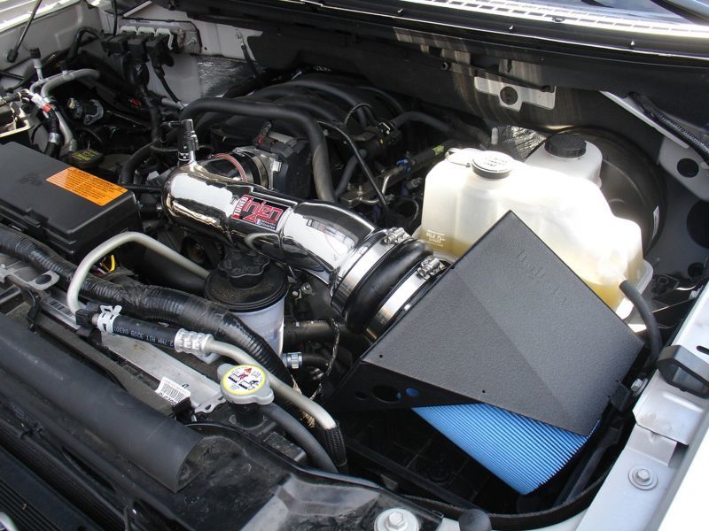 Injen 09-10 Ford F-150 3 valve V8 4.6L Polished Power-Flow Air Intake System thumbnail 6