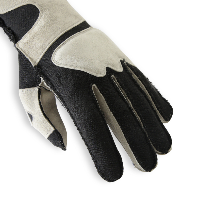 RaceQuip SFI-5 Gray/Black Large Outseam Angle Cut Glove thumbnail 4