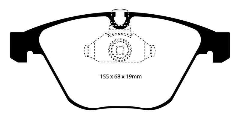 EBC S6 Brake Pad and Rotor Kit (1x ebcGD1218, 1x ebcDP51449NDX) thumbnail 3