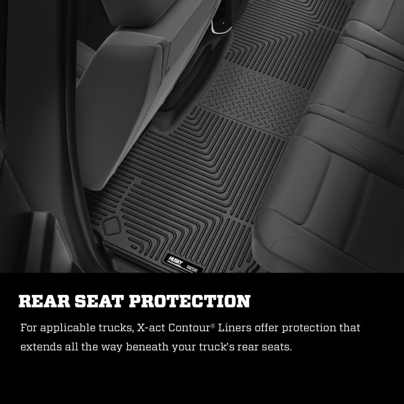 Husky Liners 18-23 BMW X3 X-Act Contour Black Floor Liners (2nd Seat) thumbnail 4