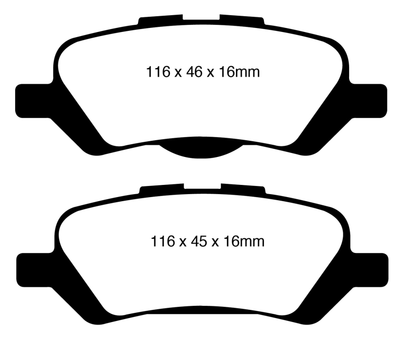 EBC S2 Brake Pad and Rotor Kit (1x ebcDP61852, 1x ebcUSR7590) thumbnail 5