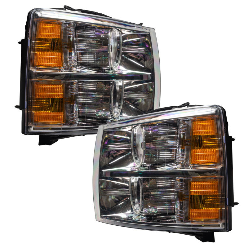Oracle 07-13 Chevrolet Silverado SMD HL - Round Style - White thumbnail 4