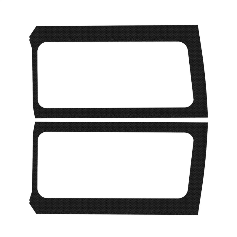 DEI — DEI 18-23 Jeep Wrangler JL 2-Door Boom Mat Rear Side Window Trim - 2 Piece - Black
Sound Dampening Kit
