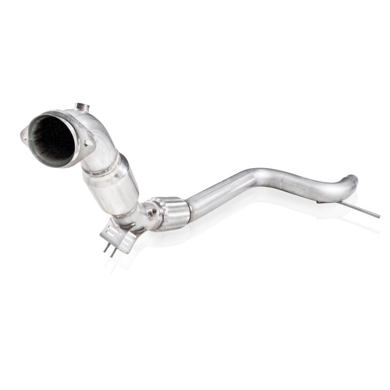 Stainless Works 2015-16 Mustang Downpipe 3in High-Flow Cats Factory Connection thumbnail 6