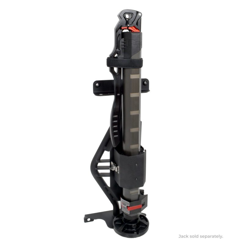 Go Rhino 18-24 Jeep Wrangler JL/JLU/JT Front Fender Jack Mount for Xventure Gear EG Jack - Tex. Blk thumbnail 5