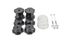 BMR 16-17 6th Gen Camaro Rear Cradle Bushing Kit (Delrin) - Black thumbnail 3