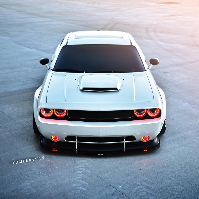 Oracle 08-14 Dodge Challenger LED Non Projector Headlight Halo Kit - Red thumbnail 2