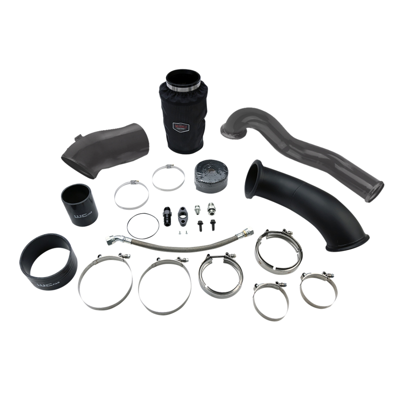 Wehrli 2004.5-07 Cummins 5.9L S400 High Mount Turbo 2nd Gen Swap Kit - Gun Metal