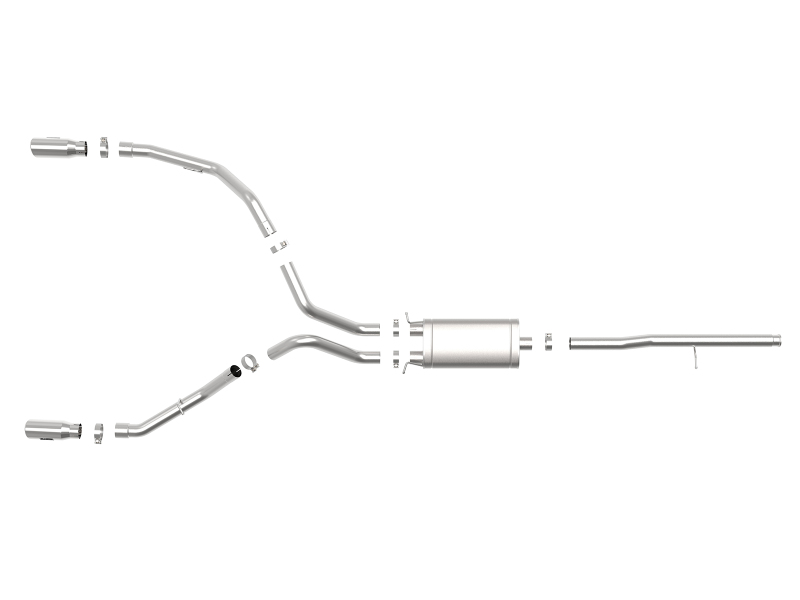 aFe Apollo GT Series 3in 409SS GM Silverado/Sierra 1500 09-19 V6-4.3/V8-4.8/5.3L - Polished thumbnail 4