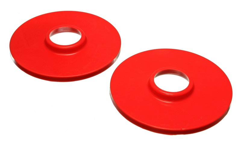 Energy Suspension 97-06 Jeep Wrangler YJ & TJ Red Rear Coil Spring Isolator Set thumbnail 4