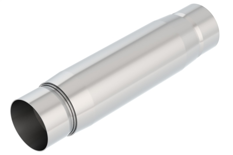 Borla CrateMuffler Resonator Option 3in Center/Center 3.5in Round x 10in - Null Sound Center/Center thumbnail 4