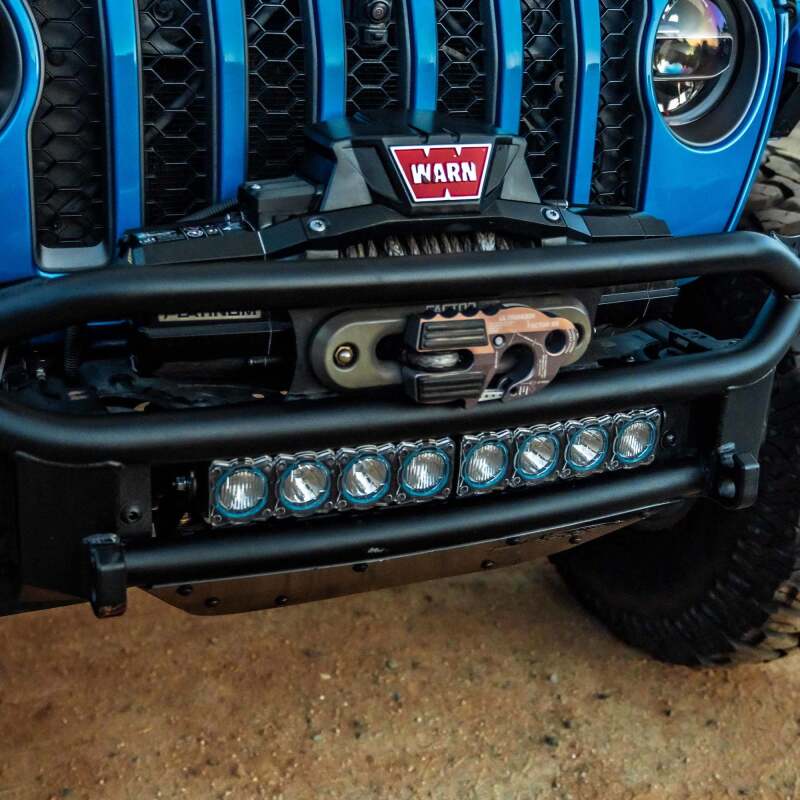 KC HiLiTES FLEX ERA LED Light Bar Bezel Kit for 10in. Segments - Blue thumbnail 4