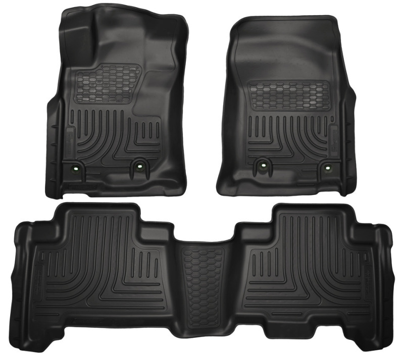 Husky Liners 2013 Toyota 4Runner WeatherBeater Black Front & 2nd Seat Floor Liners thumbnail 7
