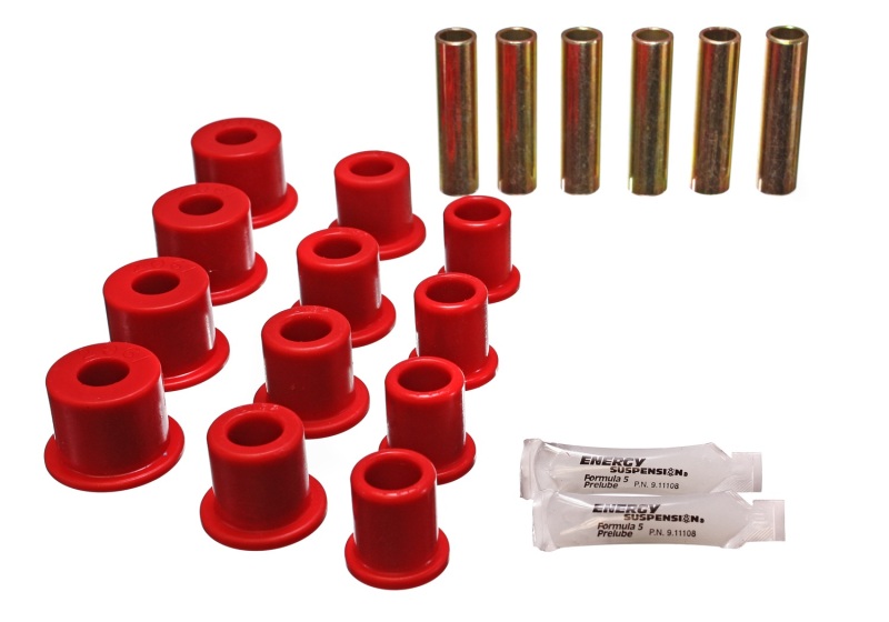 Energy Suspension Rear Spring Bushings - Red thumbnail 3