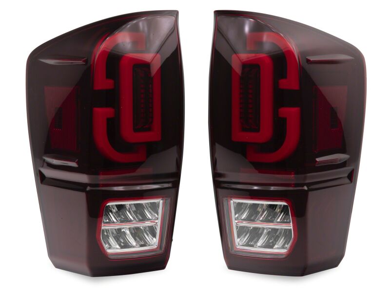Raxiom 16-23 Toyota Tacoma XW Series Sequential LED Tail Lights- Black Housing- Red Lens thumbnail 2