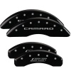 MGP 4 Caliper Covers Engraved Front Gen 5/Camaro Engraved Rear Gen 5/SS Black finish silver ch thumbnail 8