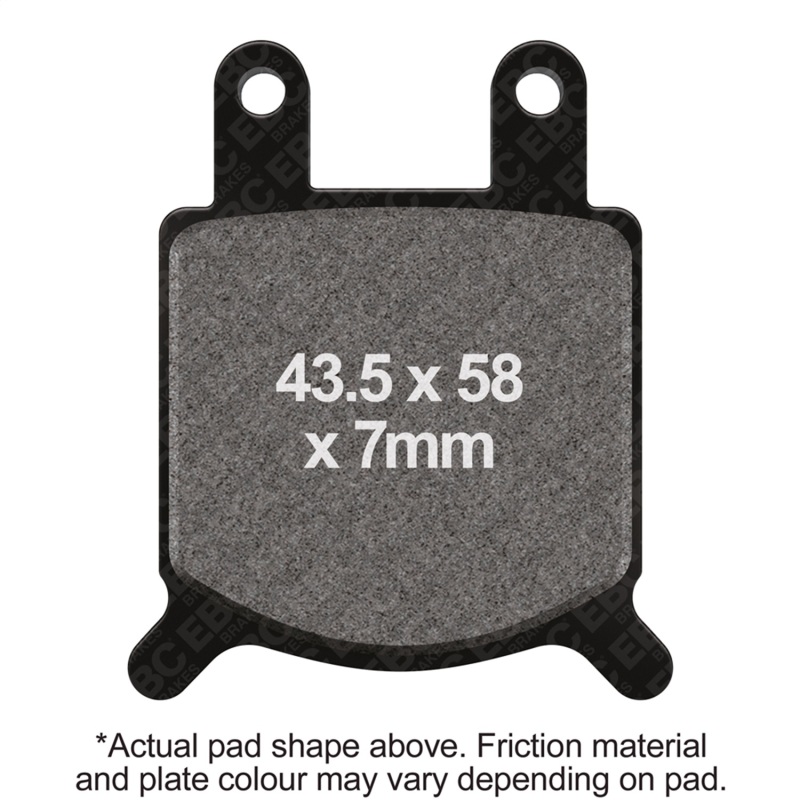 EBC GMA Calipers 2 Piston (small) Caliper Model B (CCI No. 09-996) Front Organic Brake Pads