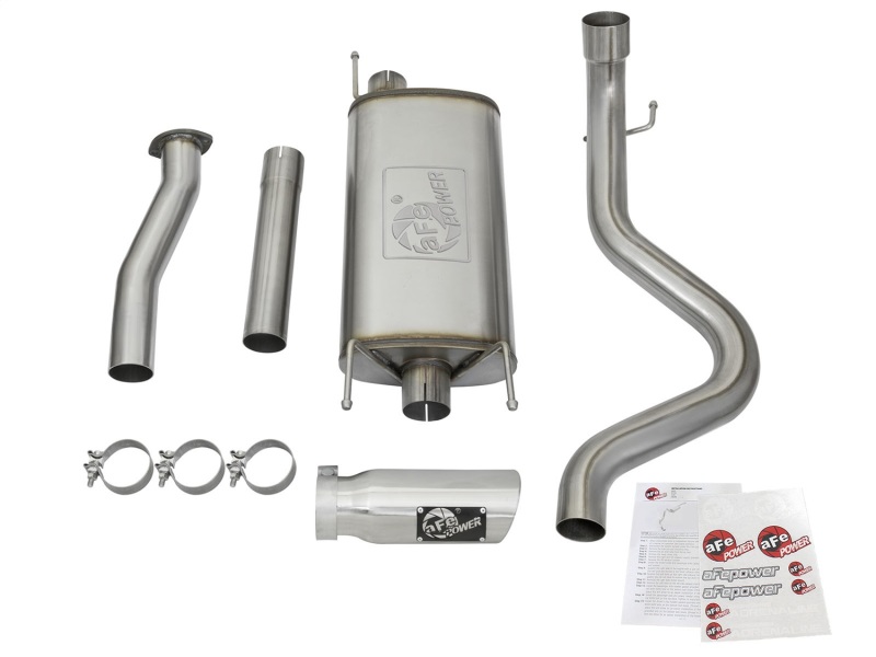 aFe MACH Force XP Cat-Back SS Exhaust w/ Polished Tips 16 Toyota Tacoma V6-3.5L thumbnail 6