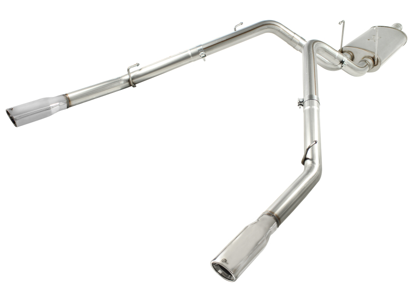 aFe MACH Force XP Exhausts Cat-Back SS-409 EXH CB Dodge Ram 1500 5.7L HEMI 09-13 Polished thumbnail 2