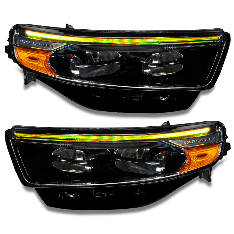 Oracle 20-22 Ford Explorer Dynamic RGB Headlight DRL Kit - - w/ BC1 Controller thumbnail 4