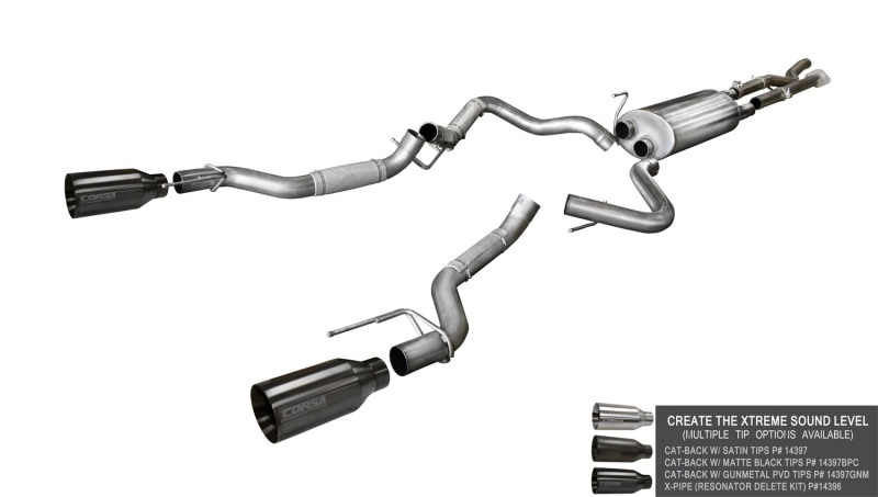 Corsa 2017-2020 Ford F-150 Raptor Super Cab / Super Crew Cab 3.5L V6 X-Pipe thumbnail 9