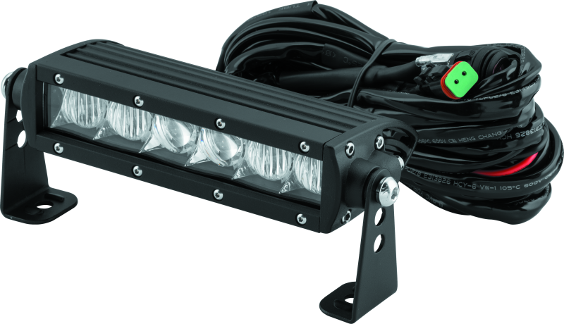 Quadboss Single-Row 1,074 Lumens 7 Inch LED Light Bar 568908 QB SINGLE ROW 6.5" thumbnail 3