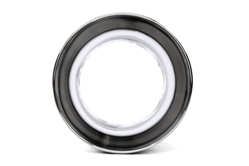 Dinan Double-Walled 4.5in Clamp-On Exhaust Tip - Polished - 4.5in Outlet / 3.25in Inlet