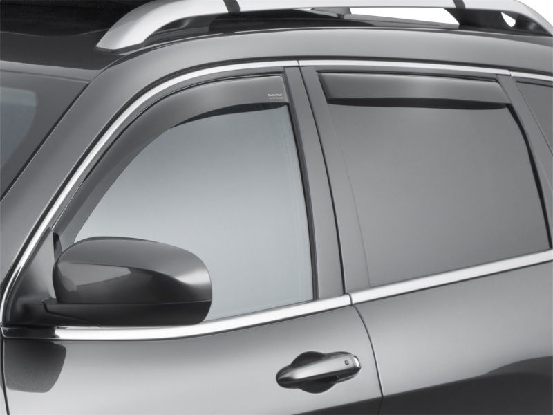 WeatherTech 14+ Jeep Cherokee Front and Rear Side Window Deflectors - Dark Smoke thumbnail 2