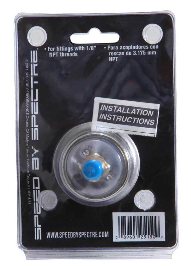 Spectre Fuel Pressure Gauge (Liquid Filled) 0-15psi thumbnail 7