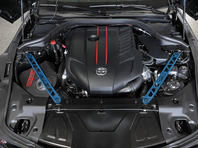 aFe CONTROL 304 Stainless Steel Front Suspension Strut Brace Blue - Toyota GR Supra (A90) 20-21 thumbnail 6