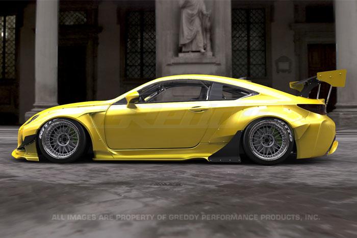 GReddy 2015+ Lexus RC-F Rocket Bunny Full Wide-Body Aero Kit w/ GT Wing thumbnail 7