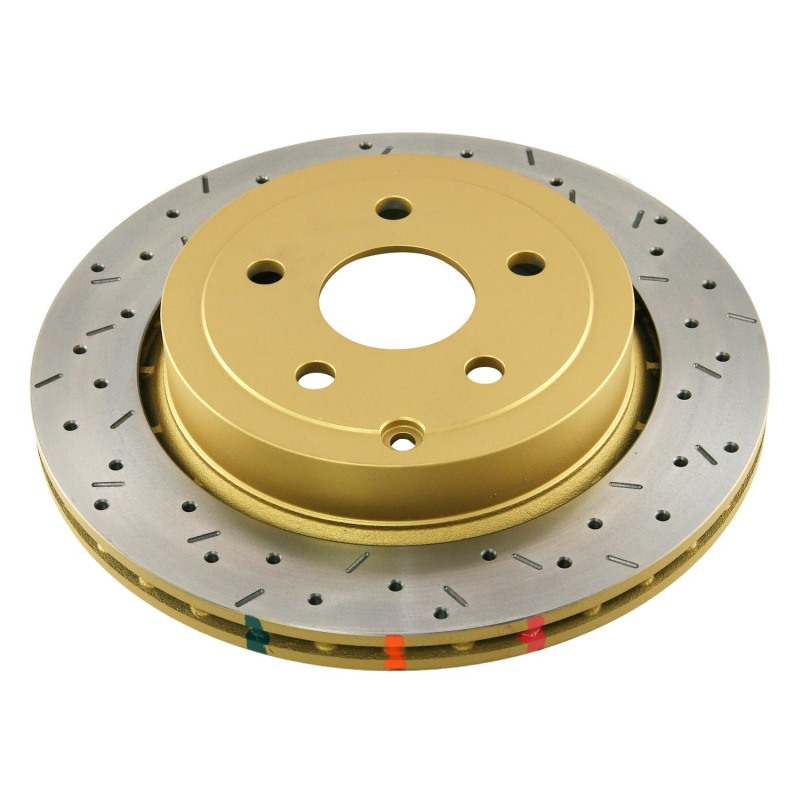 DBA HD Series 4000XS Brake Rotors DBA42029XS Disc Rotor, Cross-Drilled, Slotted, 4000 XS Series, Uni-Directional, Pontiac, Rear, Each thumbnail 9