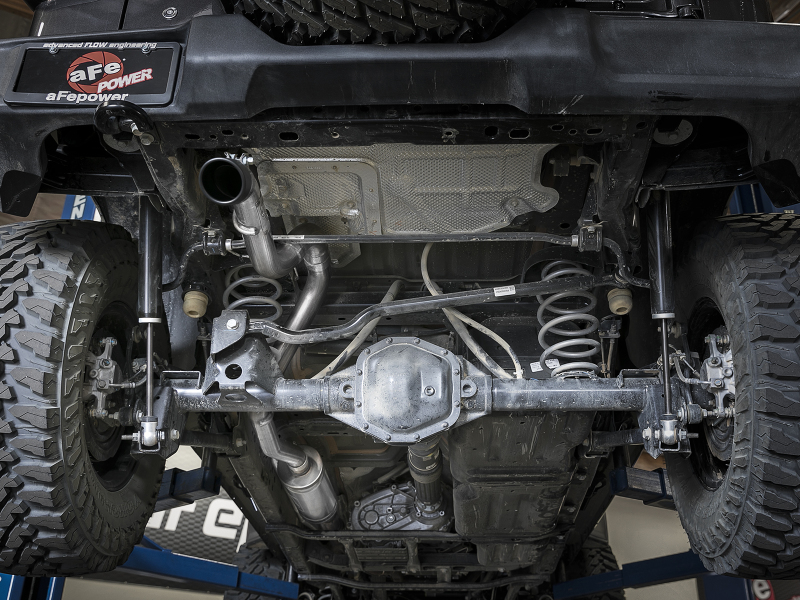 aFe MACH Force-Xp 2.5in 409SS Catback High-Tuck Exhaust 18-21 Jeep (JL) 3.6L 4-Door - Black Tip