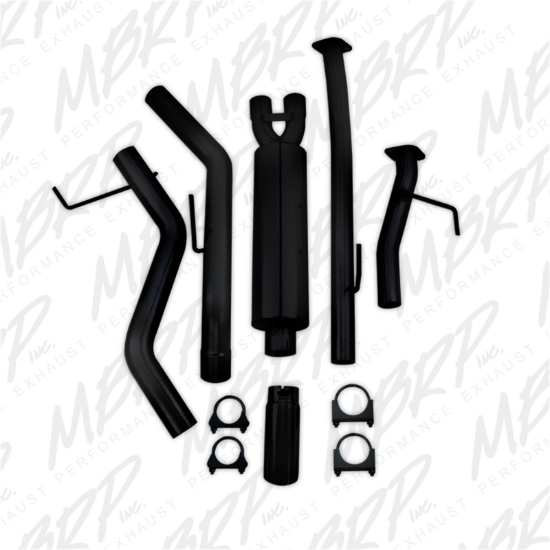 MBRP 2009-2014 Toyota Tundra 5.7L EC-Std. & SB/CC-SB 3in Cat-Back Single Side AL - Black thumbnail 3