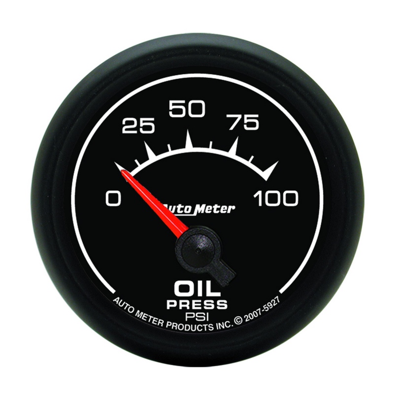 Autometer ES 52mm 100 PSI Short Sweep Electric Oil Pressure Gauge thumbnail 6