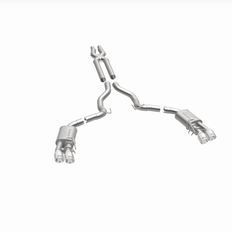 MagnaFlow SYS Cat-Back 2018 Ford Mustang GT 5.0L Competition Dual Exit Polished 4in Tips thumbnail 9