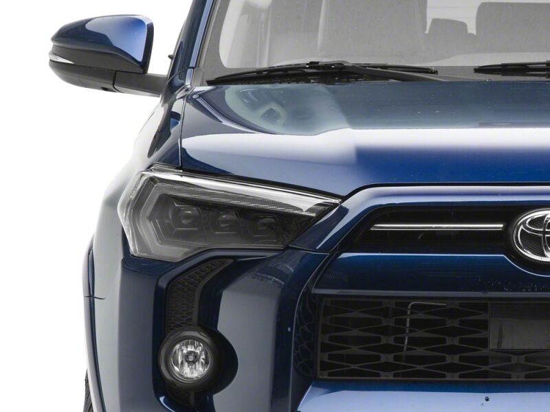Raxiom 14-24 Toyota 4Runner CXR Series LED Headlights with Amber DRL- Black Housing- Clear Lens thumbnail 2
