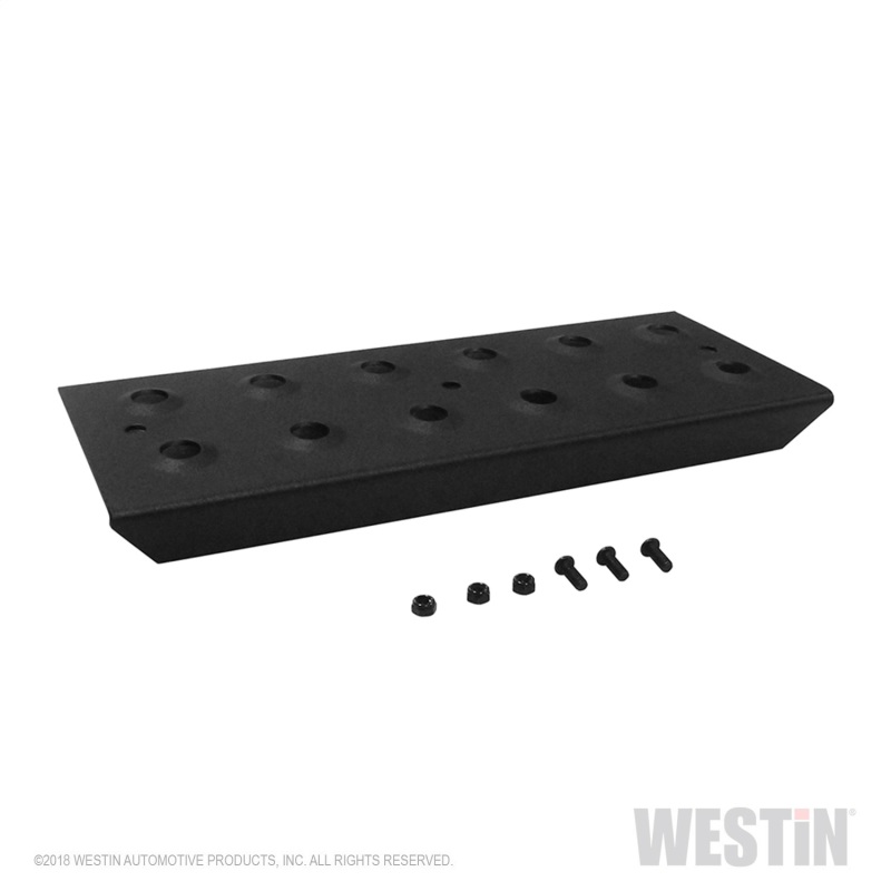 Westin Replacement service kit includes 11 inch die stamped step pad and fasteners - Black thumbnail 8